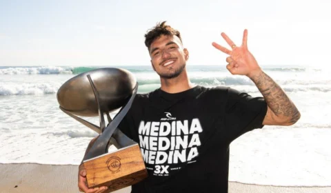 Tricampeão Gabriel Medina está pronto para Liga Mundial de Surfe