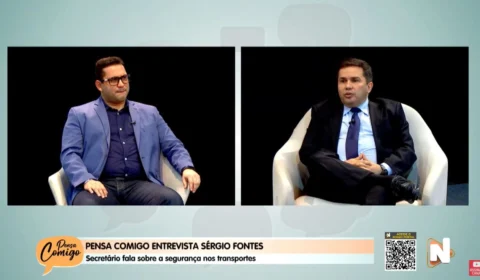 VÍDEO: veja como foi o programa ‘Pensa Comigo’ com participação do secretário Municipal de Segurança e Defesa Social, Sérgio Fontes
