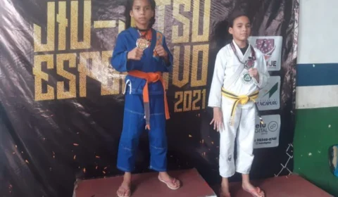 Treinadas pelo pai, irmãs indígenas conquistam medalha de ouro na Copa Manacapuru de Jiu-jitsu, no AM