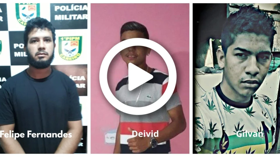 VÍDEO: trio é procurado por roubar R$ 28 mil de casa lotérica em Manaquiri, interior do Amazonas