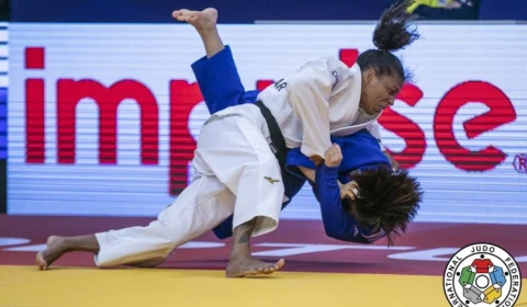 Rafaela Silva conquista medalha de ouro na categoria leve (57kg) do Grand Prix de Almada, em Portugal