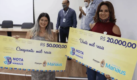 Felizardos da campanha ‘Nota Premiada Manaus’ recebem prêmio nesta terça-feira
