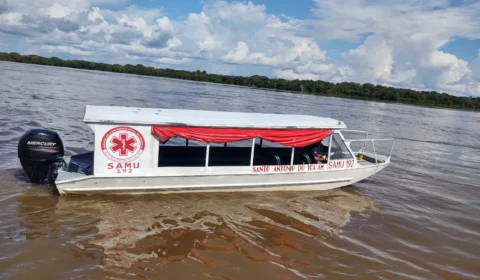 Lancha do Samu é furtada do porto de Santo Antônio do Içá, interior do Amazonas