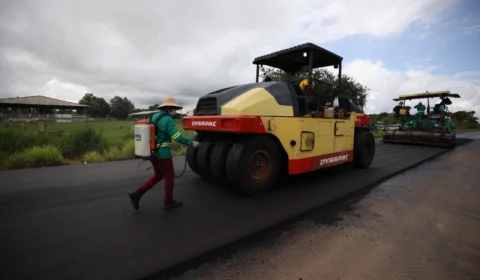 Obras do Anel Viário de Humaitá já estão 73% concluídas