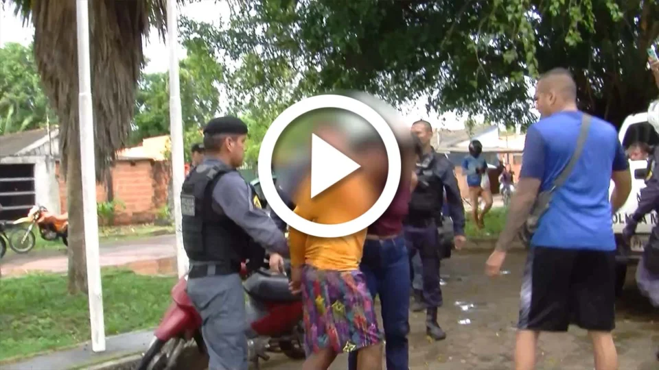 VÍDEO: trio é preso ao tentar assaltar casa lotérica de Parintins-AM