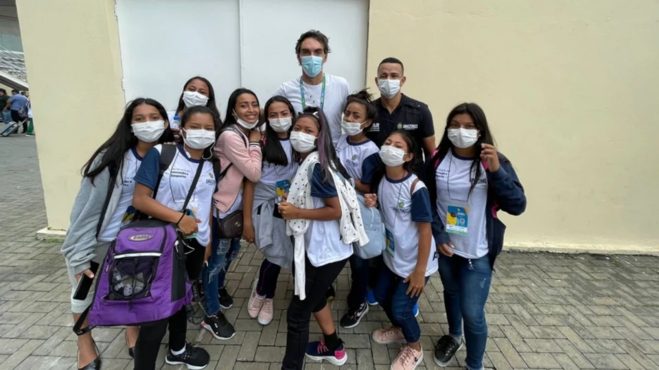 No RJ, Giba ressalta importância dos Jogos Escolares Brasileiros aos atletas amazonenses