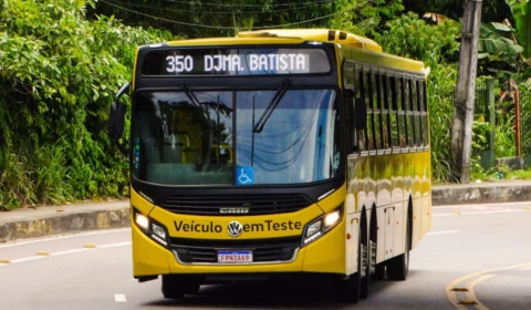 Novo modelo de ônibus circula em Manaus em caráter experimental na linha 350; veja fotos