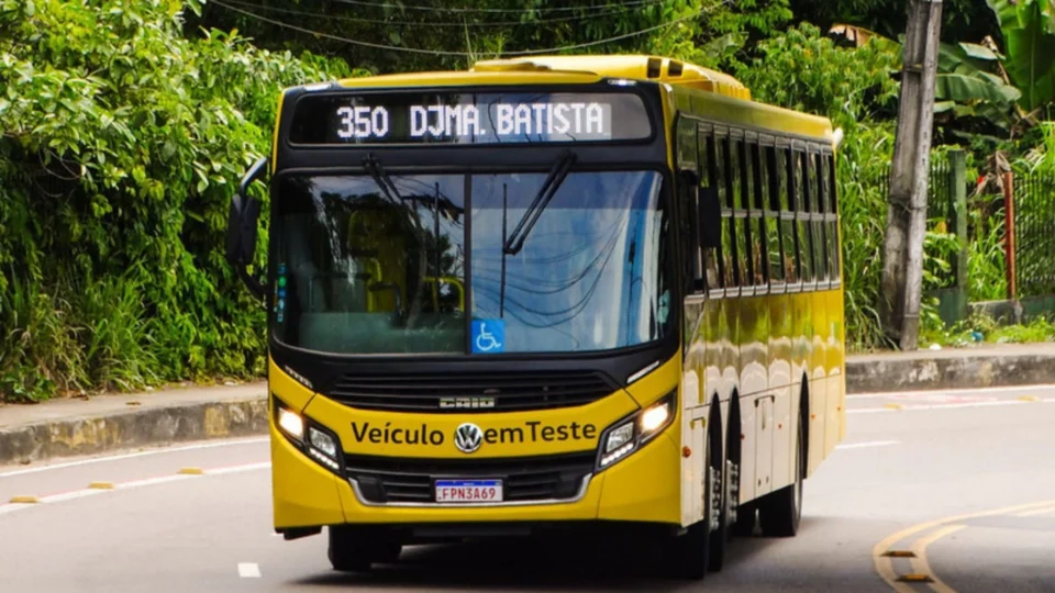 Novo modelo de ônibus circula em Manaus em caráter experimental na linha 350; veja fotos