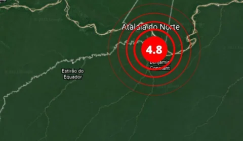 Tremor de terra de magnitude 4.8 atinge Atalaia do Norte, no AM