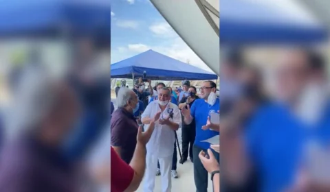 VÍDEO: advogados cantam parabéns para Amazonino durante eleição da OAB-AM