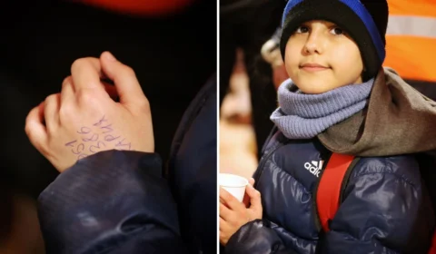 Menino de 11 anos viaja sozinho da Ucrânia para a Eslováquia