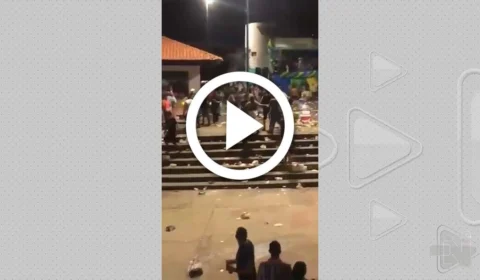 VÍDEO: mais de dez pessoas ficam feridas durante comemoração do aniversário de Atalaia do Norte- AM