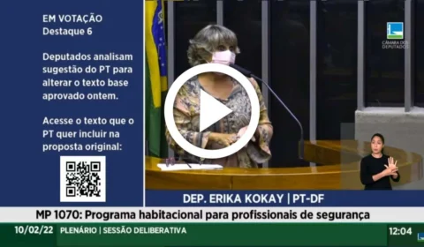 AO VIVO: Câmara se reúne para votar a MP que cria programa habitacional para os policiais