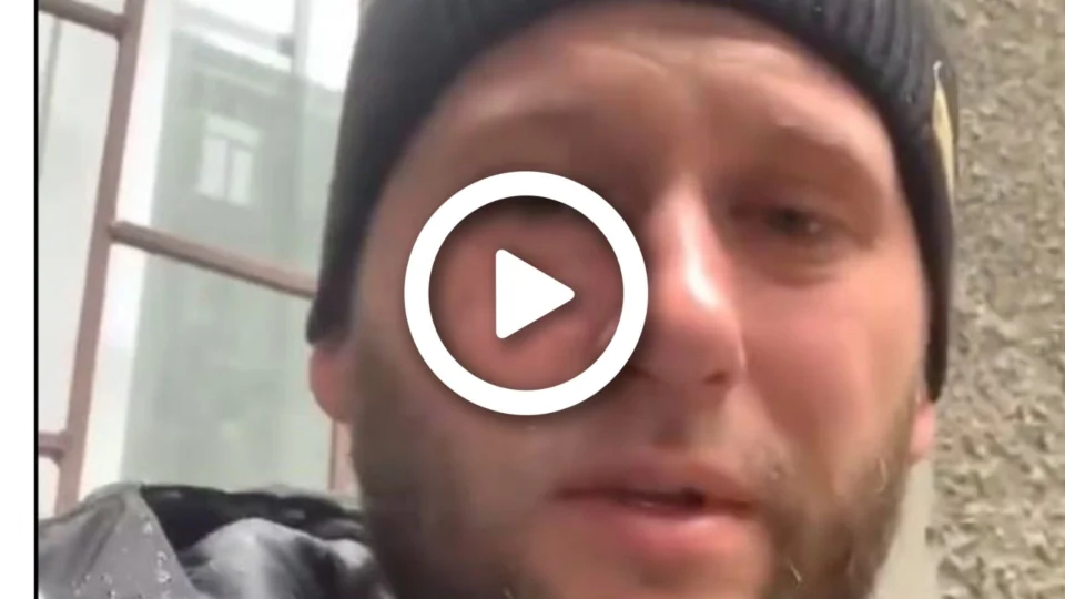 VÍDEO: míssil atinge prédio na Ucrânia enquanto homem gravava vídeo