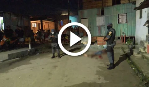 VÍDEO: homem é assassinado no desembarque de carro de aplicativo em Manaus