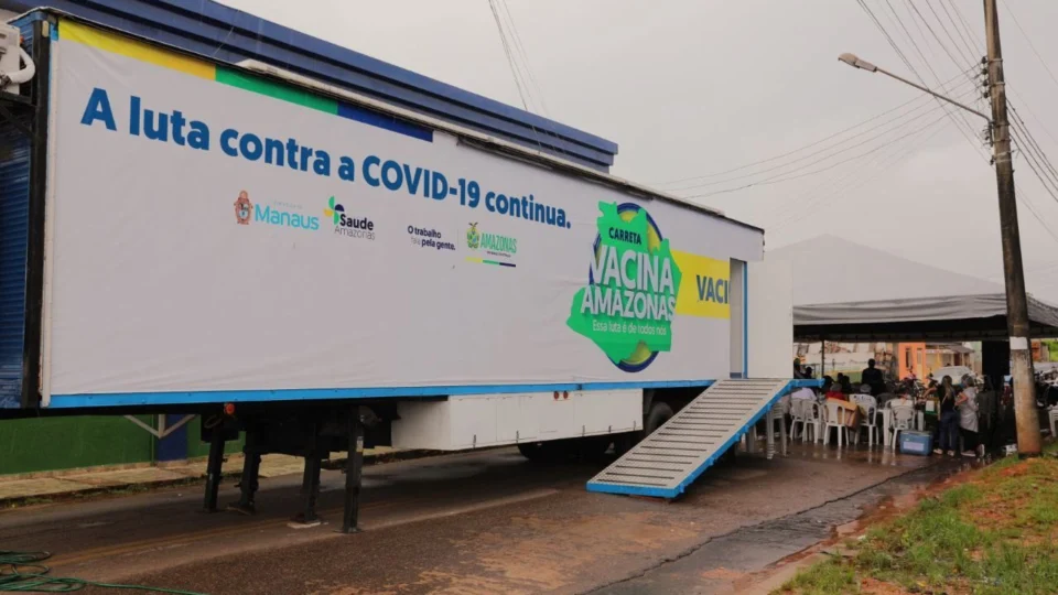 Carreta Vacina Amazonas atende população do Cacau Pirêra nesta quinta e sexta-feira
