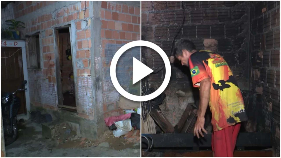 VÍDEO: incêndio destrói parte de casa na Zona Oeste de Manaus