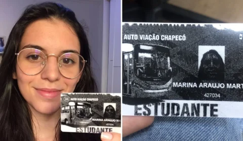 Foto de estudante em passe estudantil viraliza em Santa Catarina