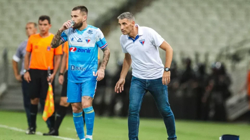 Lucas Lima diz que técnico do Fortaleza foi crucial para que ele siga na disputa da Libertadores