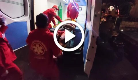 VÍDEO: homem é baleado na cabeça em banca de churrasco em Parintins, no interior do Amazonas