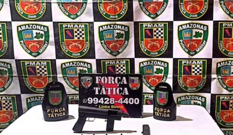 Adolescente é apreendido com uma submetralhadora no bairro da Chapada, Zona Centro-Sul de Manaus