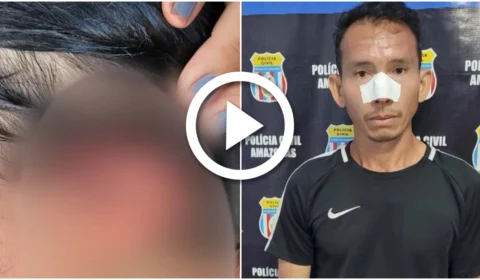 VÍDEO: homem é preso por tentativa de feminicídio em Careiro da Várzea, interior do Amazonas