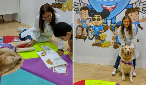 Conheça Mercedes, a cadela terapeuta que transforma a vida de crianças especiais em Manaus