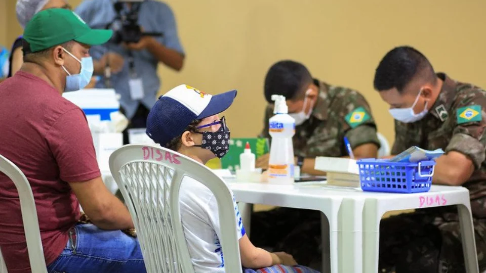Vacinação de crianças a partir de 6 anos sem comorbidades inicia nesta quinta, em Manaus
