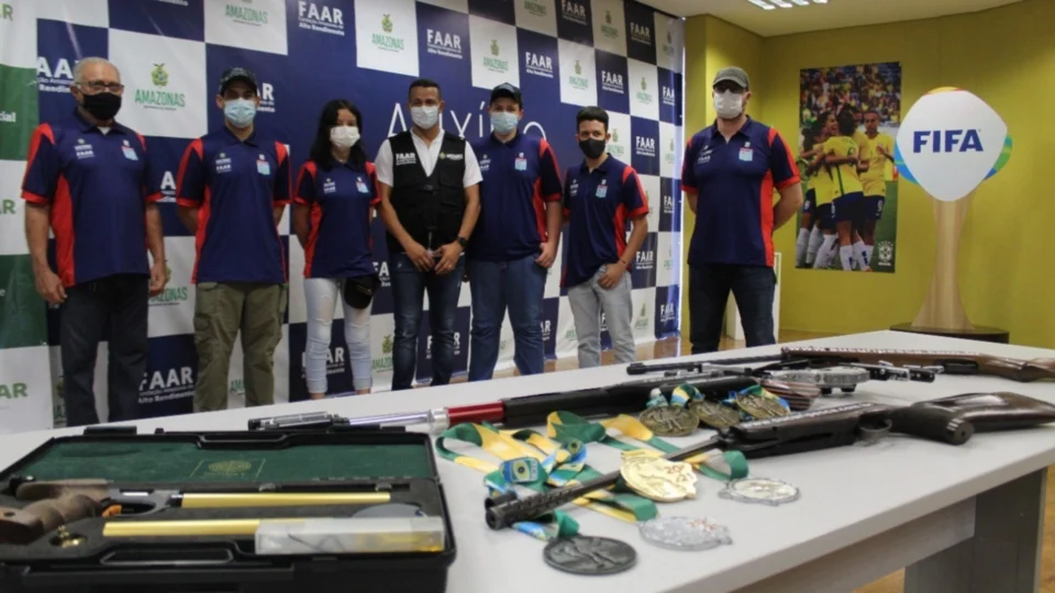 Amazonenses conquistam medalhas no tiro olímpico no Campeonato Brasileiro