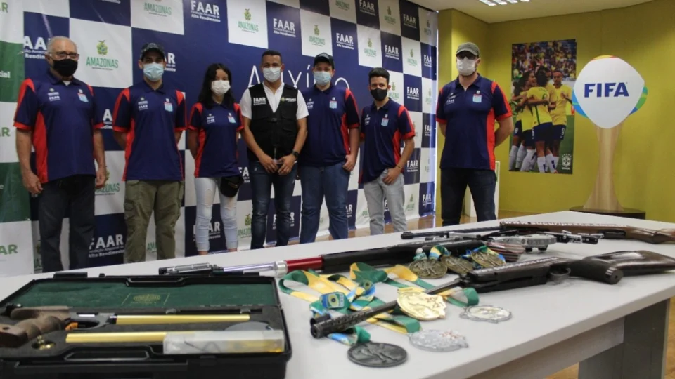 Amazonenses são medalhistas no Campeonato Brasileiro de Tiro Olímpico no Rio de Janeiro; teve ouro para o Estado