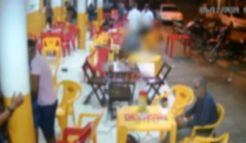 VÍDEO: Homem é executado a tiros em um bar de Ji-Paraná, Rondônia