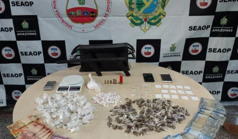 Homem entrega comparsa após abordagem por policial no bairro da Compensa,  Zona Oeste de Manaus