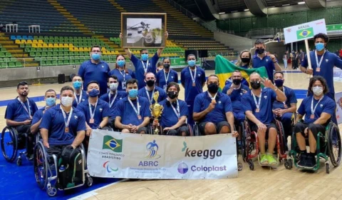 Brasil conquista vaga inédita em Mundial de Rugby em cadeira de rodas, em Medellín