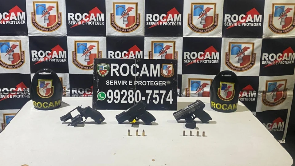 Adolescente é apreendido com armas de fogo e munições na zona norte de Manaus