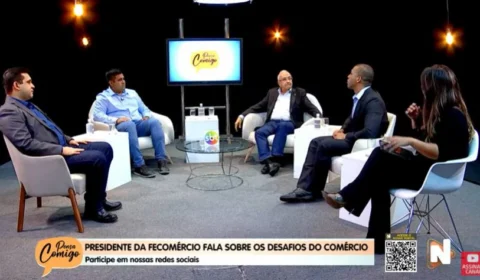 VÍDEO: veja como foi o programa ‘Pensa Comigo’ com participação do Presidente da Fecomércio, Aderson Frota
