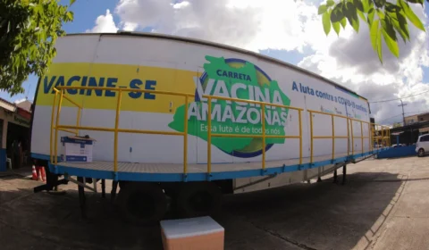 Em Manaus, ‘Carreta da Vacina’ fica no bairro Nova Vitória até esta sexta-feira