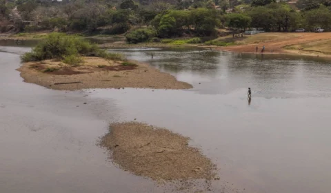 Rio Paraguai chega a 1 cm da seca recorde no Pantanal