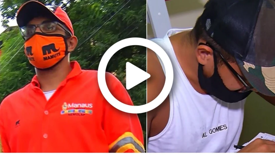 VÍDEO: amazonense deixa profissão de gari para estudar para concurso público