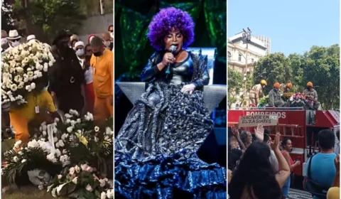 Em meio a aplausos e muita emoção, Elza Soares é enterrada ao som de ‘Mulher do Fim do Mundo’, no Rio