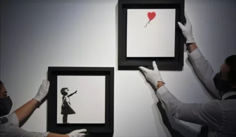 Obra ‘Menina com balão’ vai a leilão pela primeira vez e pode render até US$ 4,75 milhões