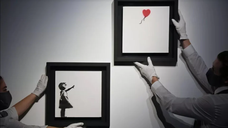 Obra ‘Menina com balão’ vai a leilão pela primeira vez e pode render até US$ 4,75 milhões