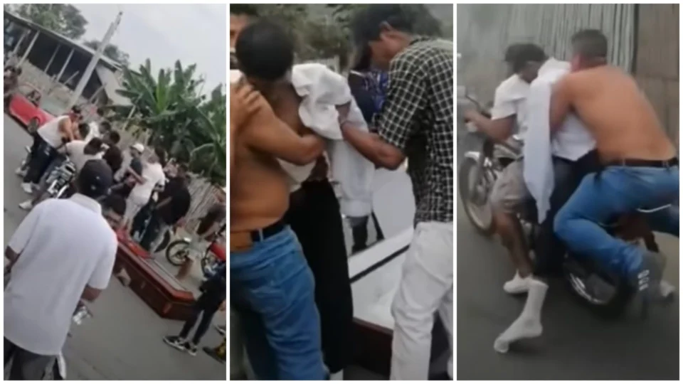 VÍDEO: jovens retiram corpo de amigo de caixão e colocam em moto para ‘dar último passeio’