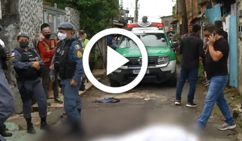 VÍDEO: Em Manaus, homem é morto após troca de tiros com um policial civil no bairro Redenção