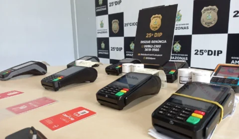 Operação ‘Fake Machine’ prende organização criminosa que usava máquinas de cartão falsas em estabelecimentos de Manaus