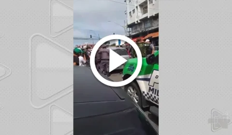 VÍDEO: assalto a uma joalheria terminou com 3 suspeitos presos no Centro de Manaus