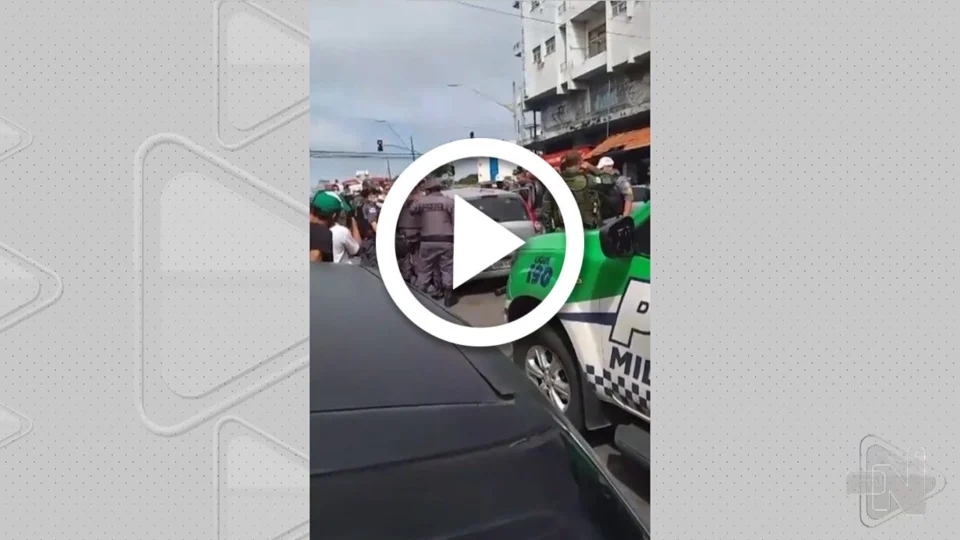 VÍDEO: assalto a uma joalheria terminou com 3 suspeitos presos no Centro de Manaus