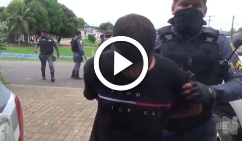 VÍDEO: homem é preso por tráfico em Manacapuru-AM