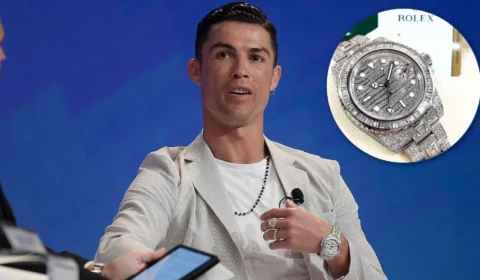 Cristiano Ronaldo usa um dos Rolex mais caros do mundo avaliado em R$ 2,4 milhões