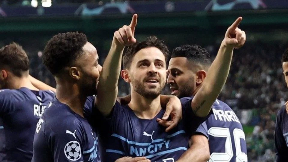 Manchester City goleia Sporting por 5 a 0 nesta terça-feira pelas oitavas