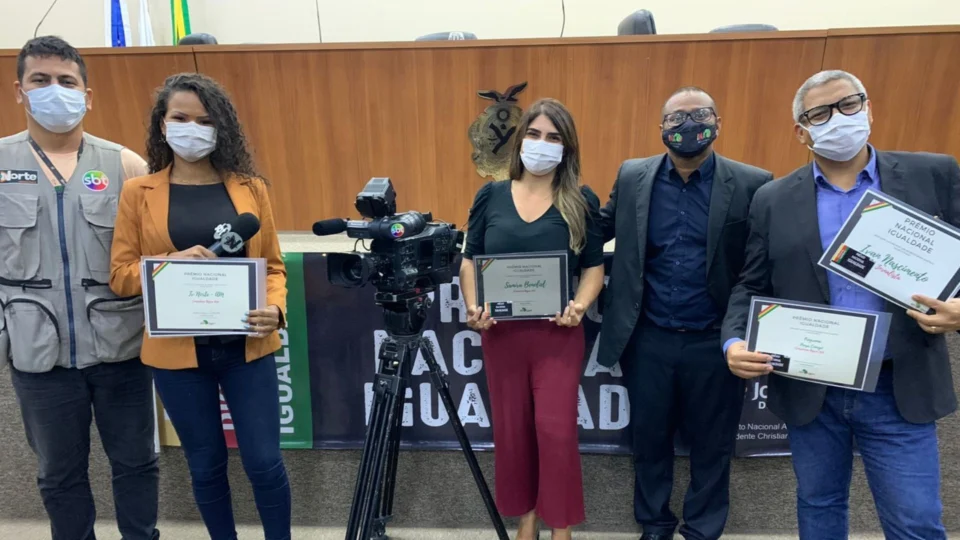 Programas e profissionais da TV Norte Amazonas são homenageados no Prêmio Nacional Igualdade Inaô AM